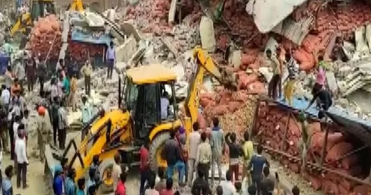 Building collapses in UP's Sambhal, several persons fear trapped, rescue op underway: Cops